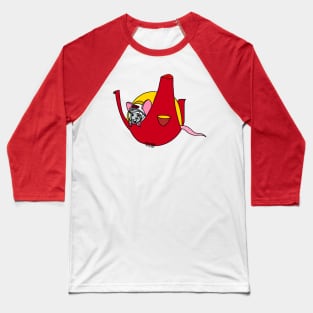 Sputnik Rat (Full Color Version) Baseball T-Shirt